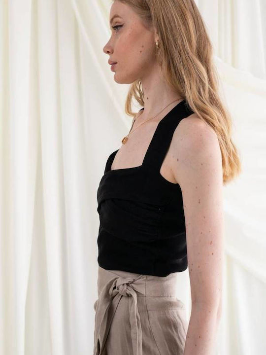 Mind Matter Bluse Schwarz