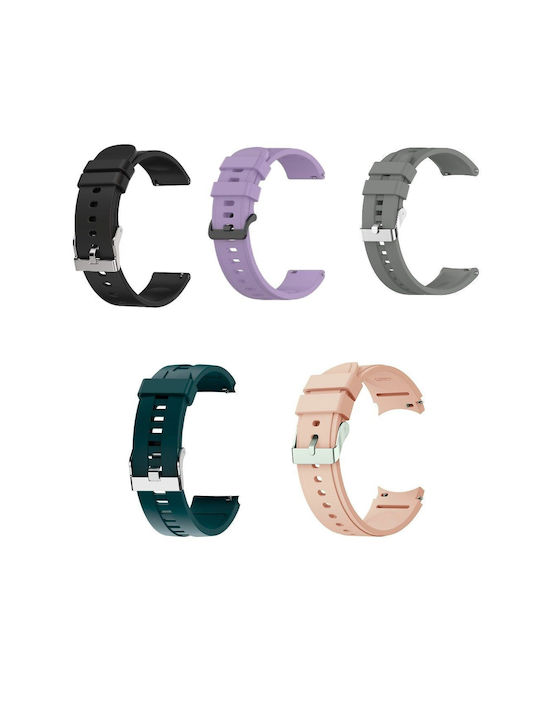 Strap Strap Silicone Black (Fitbit Versa, Samsung Galaxy Watch Active)
