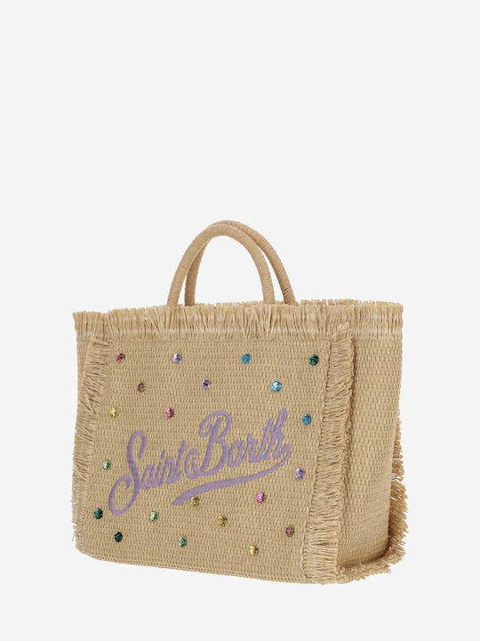 MC2 Straw Beach Bag Beige