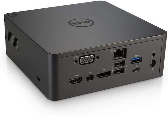 Dell TB16 180W Thunderbolt 3 Docking Station με HDMI/DisplayPort 4K Ethernet και σύνδεση 2 Οθονών Μαύρο