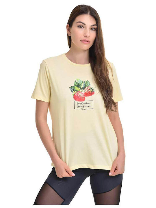 Γυναικείο T-shirt Κίτρινο