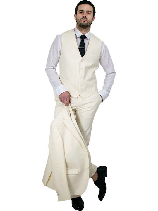 Men's Suit Vest Wedding Artisti Italiani 11573 S02 V Light Grey