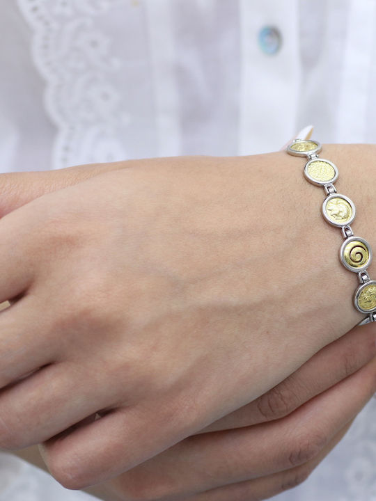 Bracelet made of Silver Gold Plated