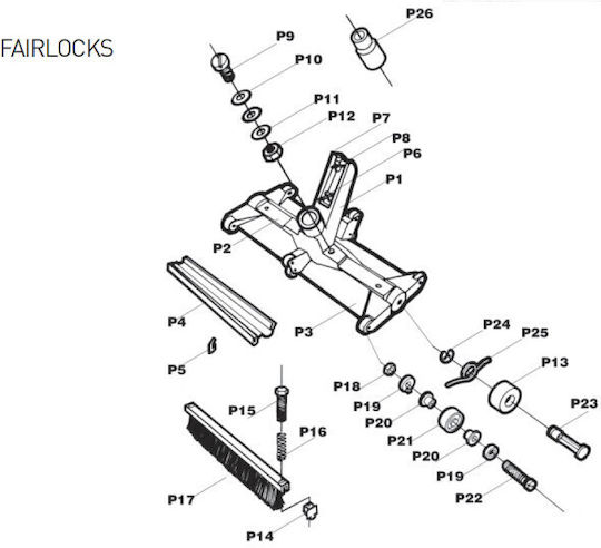 Fairlocks Piesă de schimb pentru Vehicul Radiocontrolat 1buc