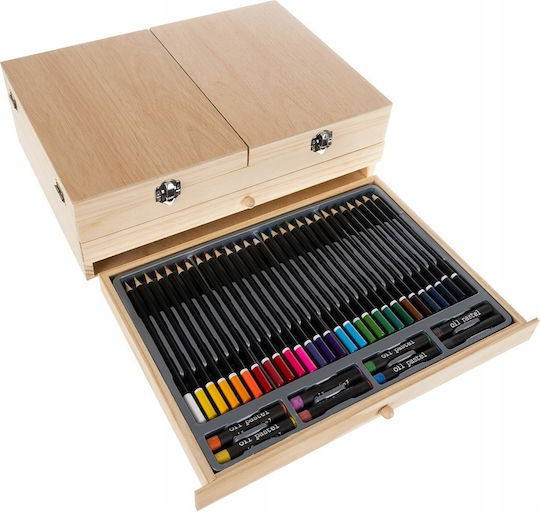 Set de Colorat Lemn 35x26.5cm 83buc