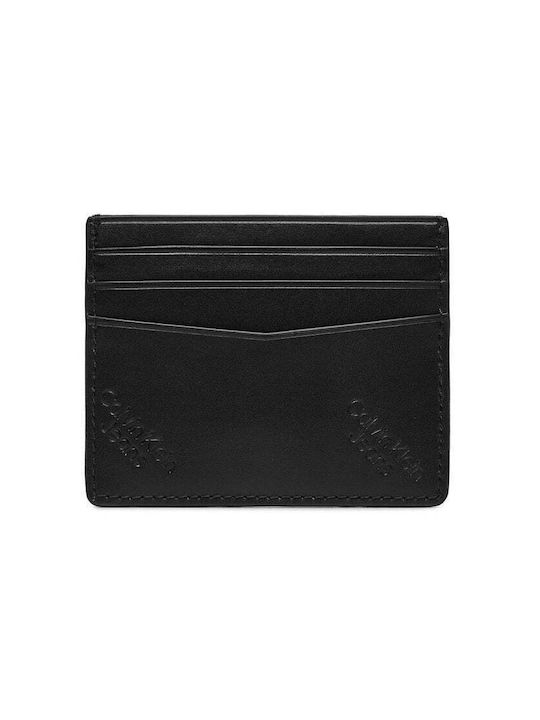 Calvin Klein Wallet Δερμάτινο Ανδρικό Πορτοφόλι Μαύρο