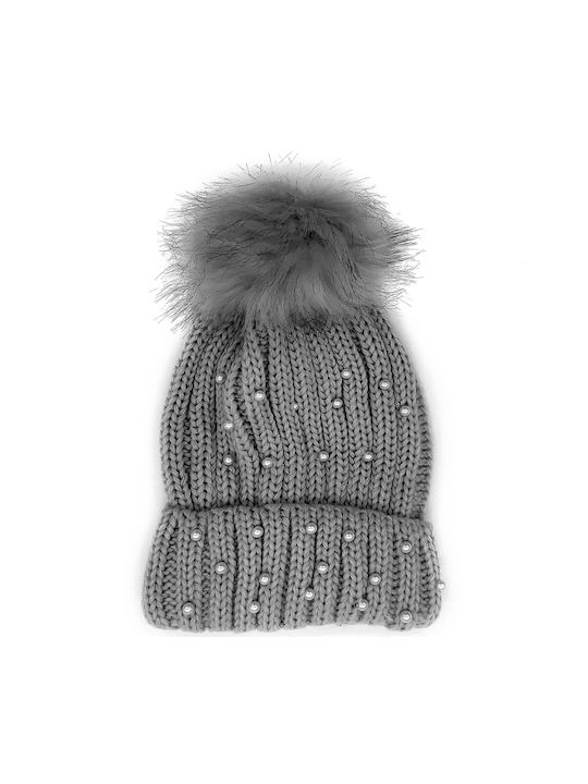 Gift-Me Kids Beanie Knitted Gray
