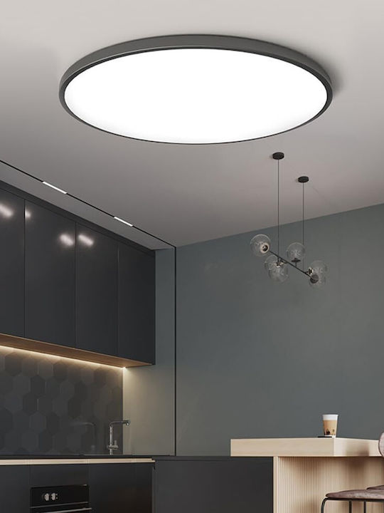 Στρογγυλό LED Panel 38W με Ψυχρό Λευκό Φως 6500K