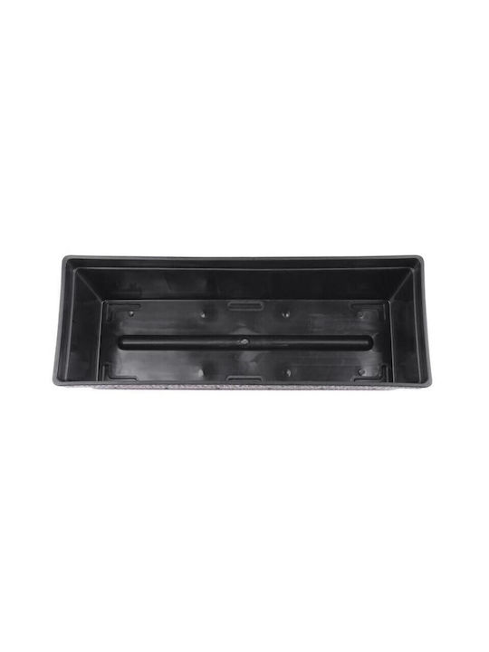 Planter Plastic Brown 46x15x17cm.