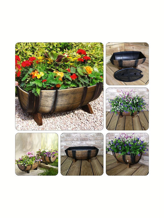 Ghiveci Plastic Maro 41x30x20εκ.