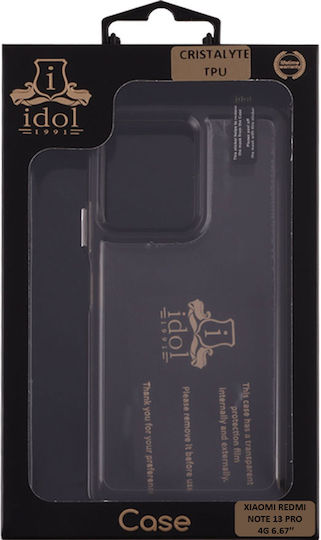 Idol 1991 Cristalyte Back Cover Μεταλλικό Διάφανο (Redmi Note 13 4G)