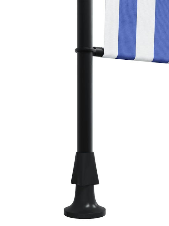 vidaXL Terrace Sideway Sunshade Roller with LED Light Blue 1x2.7cm