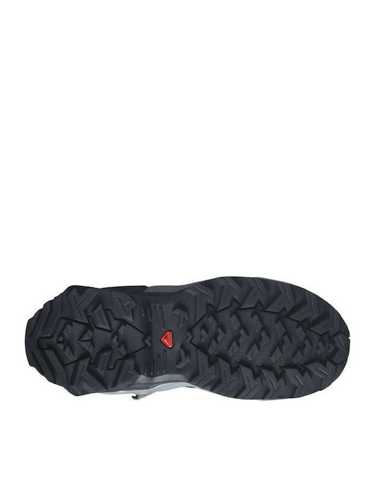 Kids Hiking Boots X Raise Mid Waterproof Black