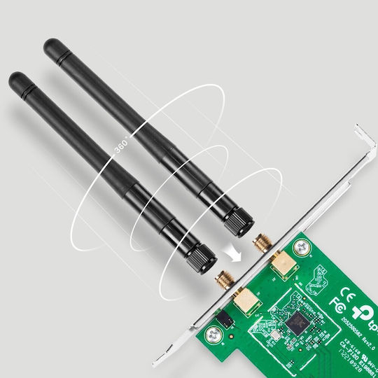 TP-LINK Wireless Card Wi‑Fi 4 (300Mbps) PCI-e Card