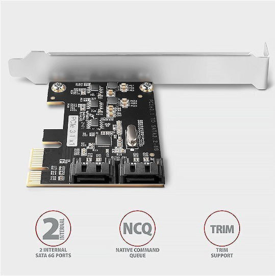 Axagon Κарта PCIe в порт SATA / SATA III