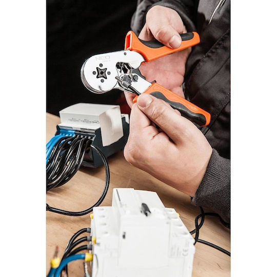 Neo Tools Cleste Sertizat Interval De Secțiune 0.25 - 6mm² Lungime 170mm