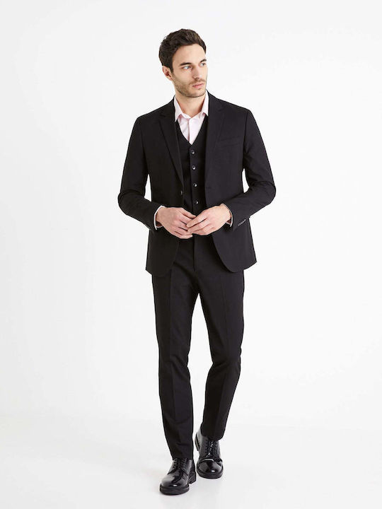 Celio Men's Suit Jacket Black