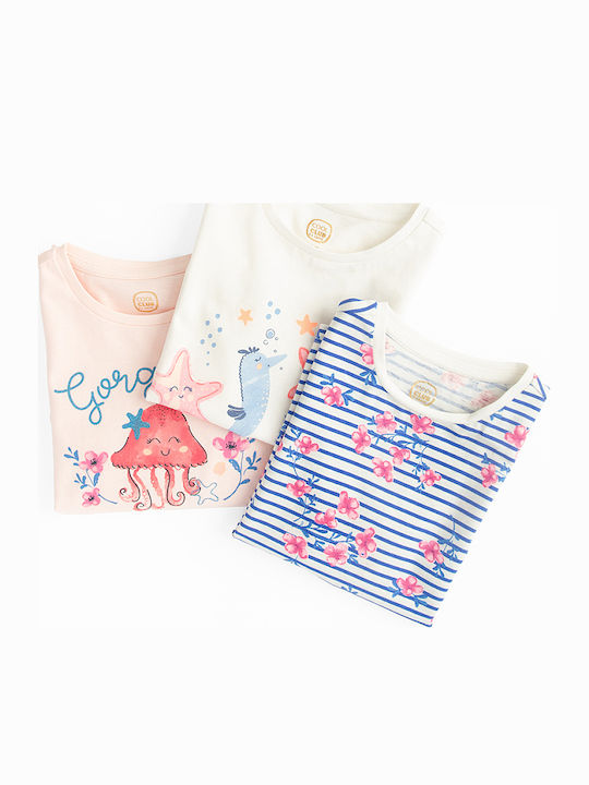 Set of Kids' Shirts White