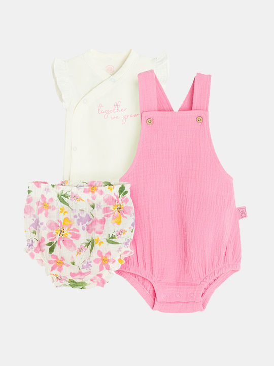 Cool Club Baby-Body-Set Ärmellos mit Hose Weiß