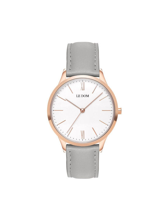 Set Damenuhr 34mm Batterie mit Rose Gold Rostfreier Stahl Armband