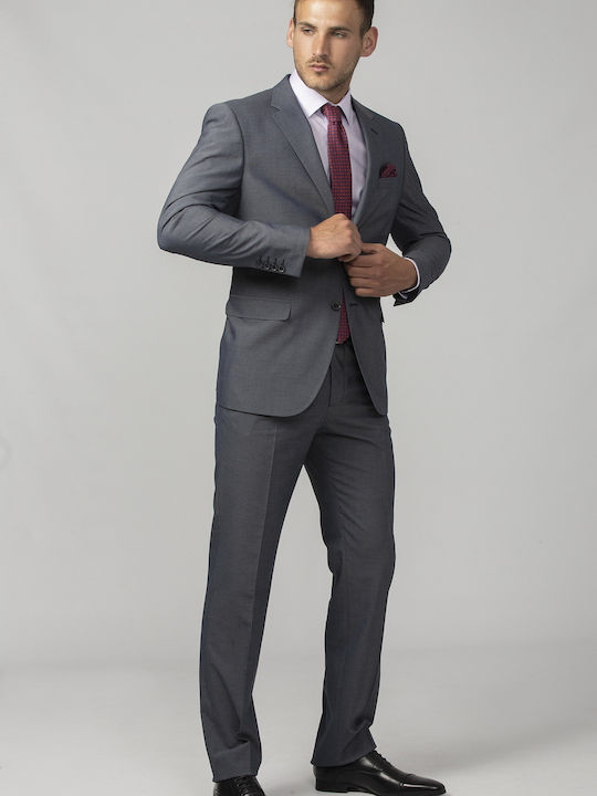 Men's Suit Big Size ITALIAN JOB (811556/SUPER) - GRAY