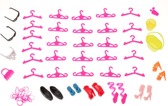 Set 85 Clothes Accessories Dolls 3 Years + Multicolor