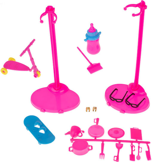 Set 85 Clothes Accessories Dolls 3 Years + Multicolor