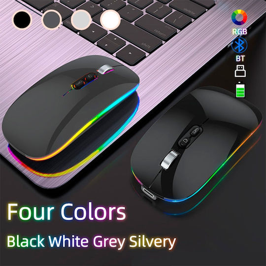 Meetion FC-30010101 Kabellos Maus Gray