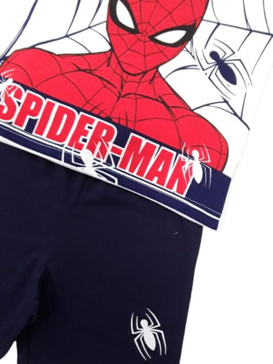 Disney Kids' Pajamas Summer Dark Blue Marvel Spiderman