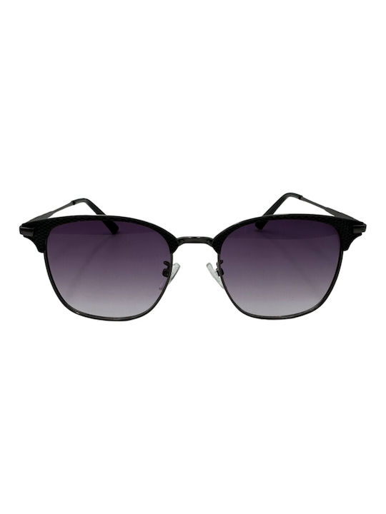 V-store Sunglasses with Black Frame and Black Gradient Lens 80-762PURPLE