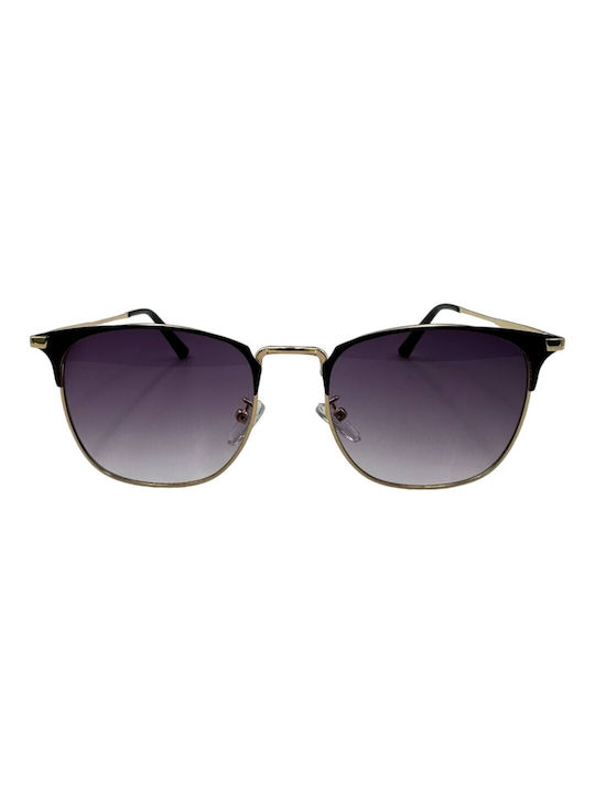 V-store Women's Sunglasses with Multicolour Frame and Gray Gradient Lens 80-704PURPLE