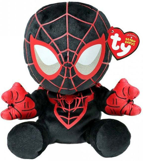TY Plush Spiderman Spiderman From Marvel Miles Morales For 3+ Years 15 cm