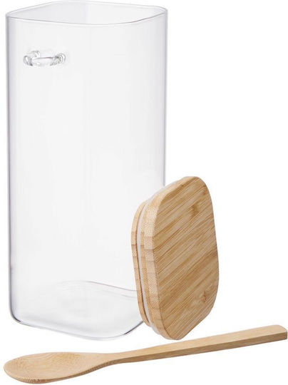 Butlers Glass Coffee Tea Jar with Airtight Lid Transparent 1800ml