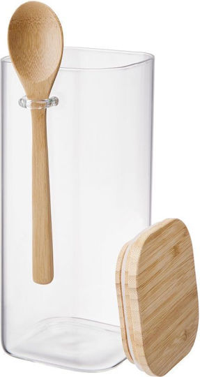 Butlers Glass Coffee Tea Jar with Airtight Lid Transparent 1800ml