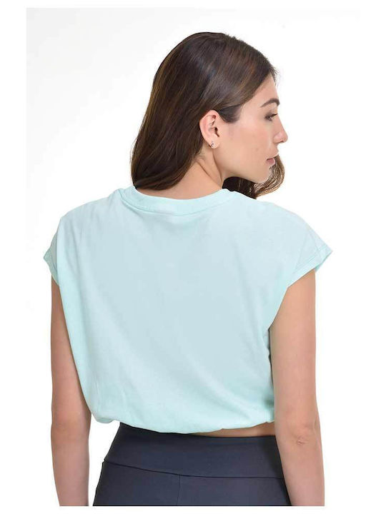 Target Damen Crop Top Baumwolle Ärmellos Rot