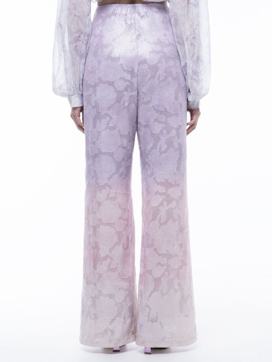 Project Soma Women's Fabric Trousers Lilac