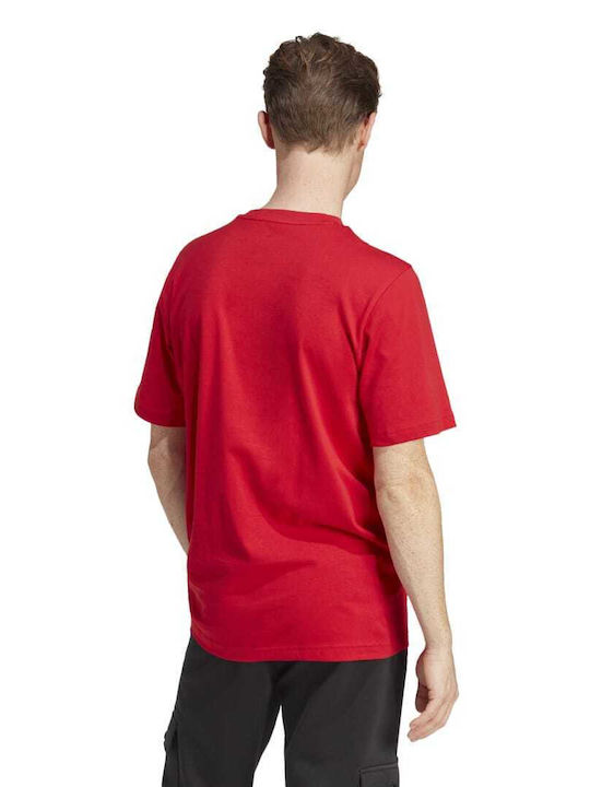 Adidas Ανδρική Μπλούζα Κόκκινη
