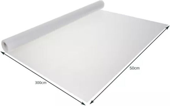 Folie antiderapantă pentru sertare Zola alb-transparent 300 X 50 cm
