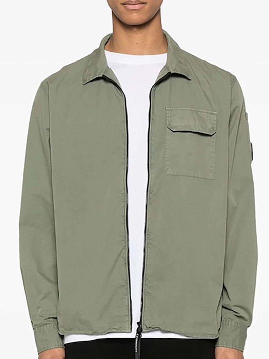 C.P Company Men's Shirt Cotton Agave Green