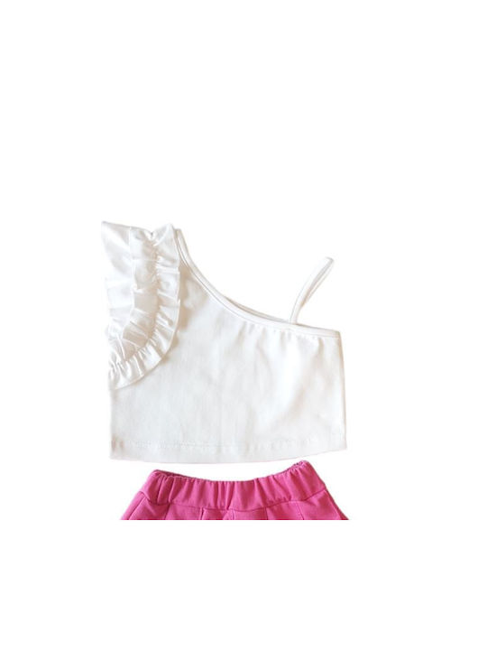 Sweet Baby Kids Set with Skirt Summer 2pcs Peanut