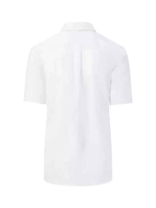 Cu mânecă scurtă In Cămașă White