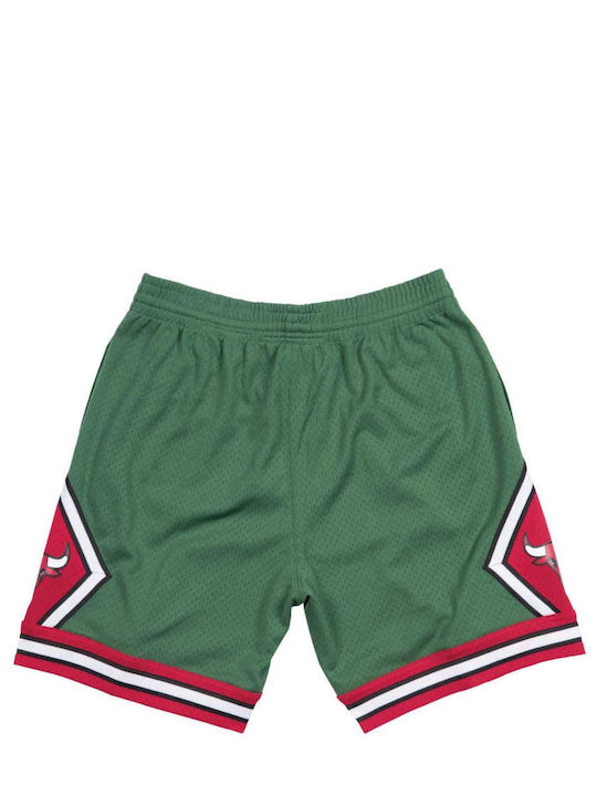 Mitchell & Ness Sportliche Herrenshorts Grün