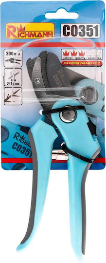 Richmann Pruning Shears Type Ratchet Length 20cm with Maximum Cutting Diameter 16mm