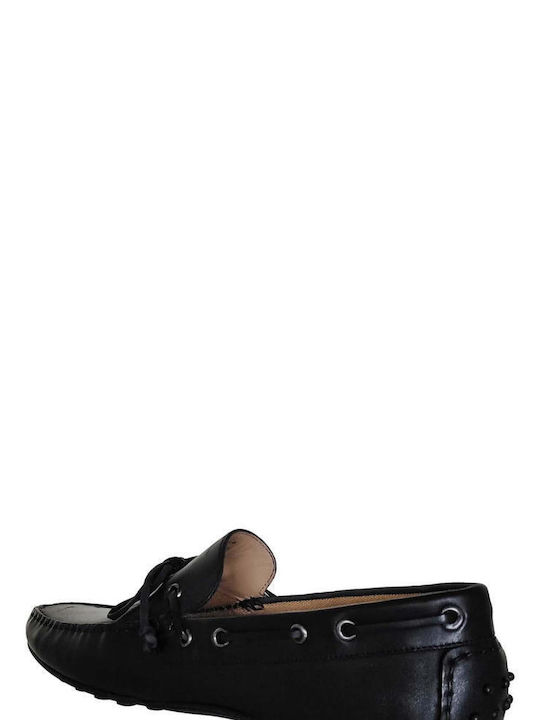 Lumberjack Men's Leather Moccasins Black