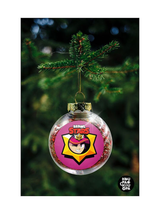 Brawl Stars Fang Christmas Tree Ball Transparent Red Filling 8cm