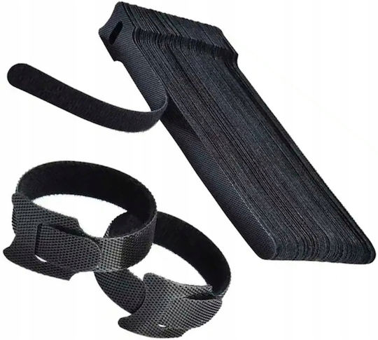 Cable Ties Plastic 12mm x 150mm in Black Colour (100 pcs)