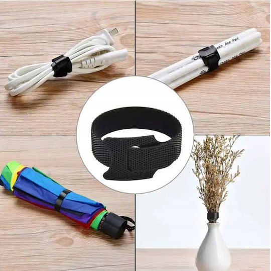 Cable Ties Plastic 12mm x 150mm in Black Colour (100 pcs)