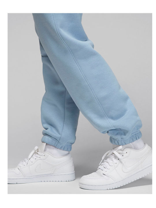 Παντελόνι Φόρμας με Λάστιχο Fleece Μπλε
