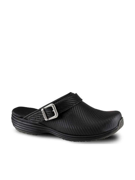 Sanita Damen Clogs Schwarz