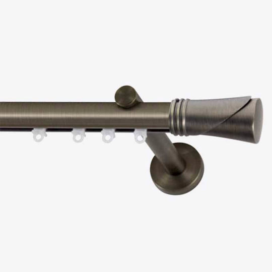 Frans Athens Curtain Track One-Way Metallic in Bronze Color 240cm